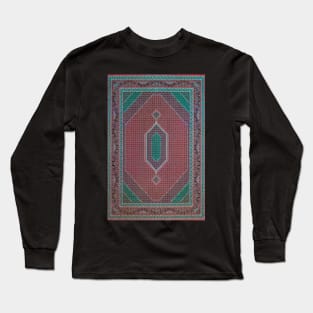 Vintage Antique Persian Carpet Long Sleeve T-Shirt